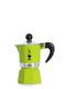 Turistinis kavos virimo aparatas Bialetti Rainbow 1TZ - green