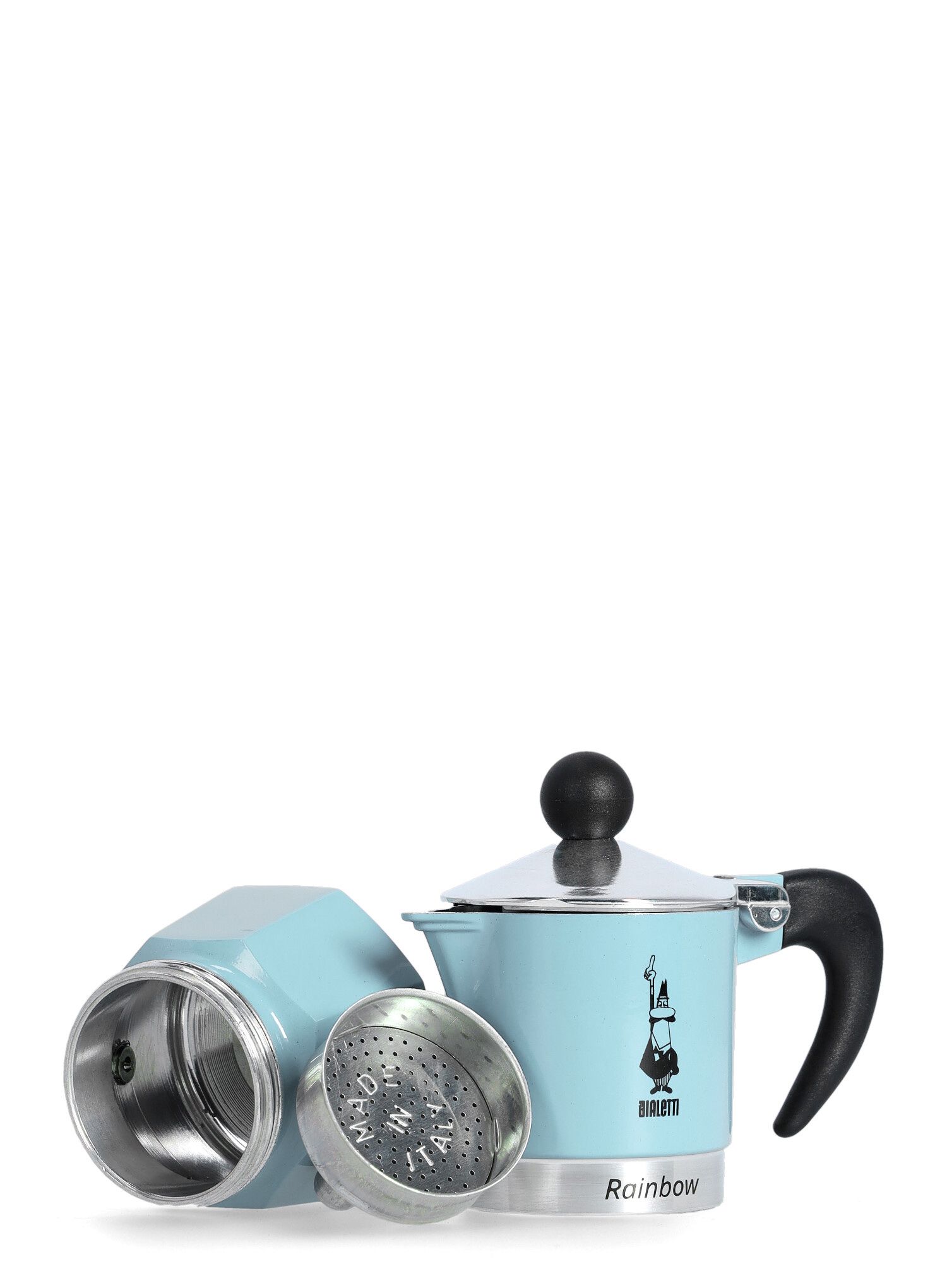 Turistinis kavos virimo aparatas Bialetti Rainbow 1TZ - l.blue