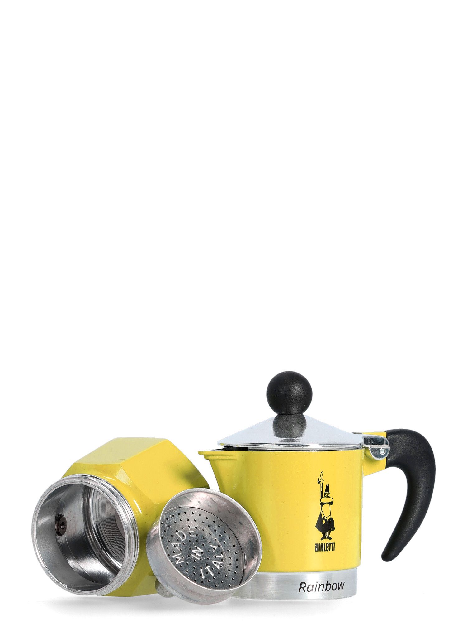 Turistinis kavos virimo aparatas Bialetti Rainbow 1TZ - yellow