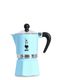 Turistinis kavos virimo aparatas Bialetti Rainbow 3TZ - l.blue
