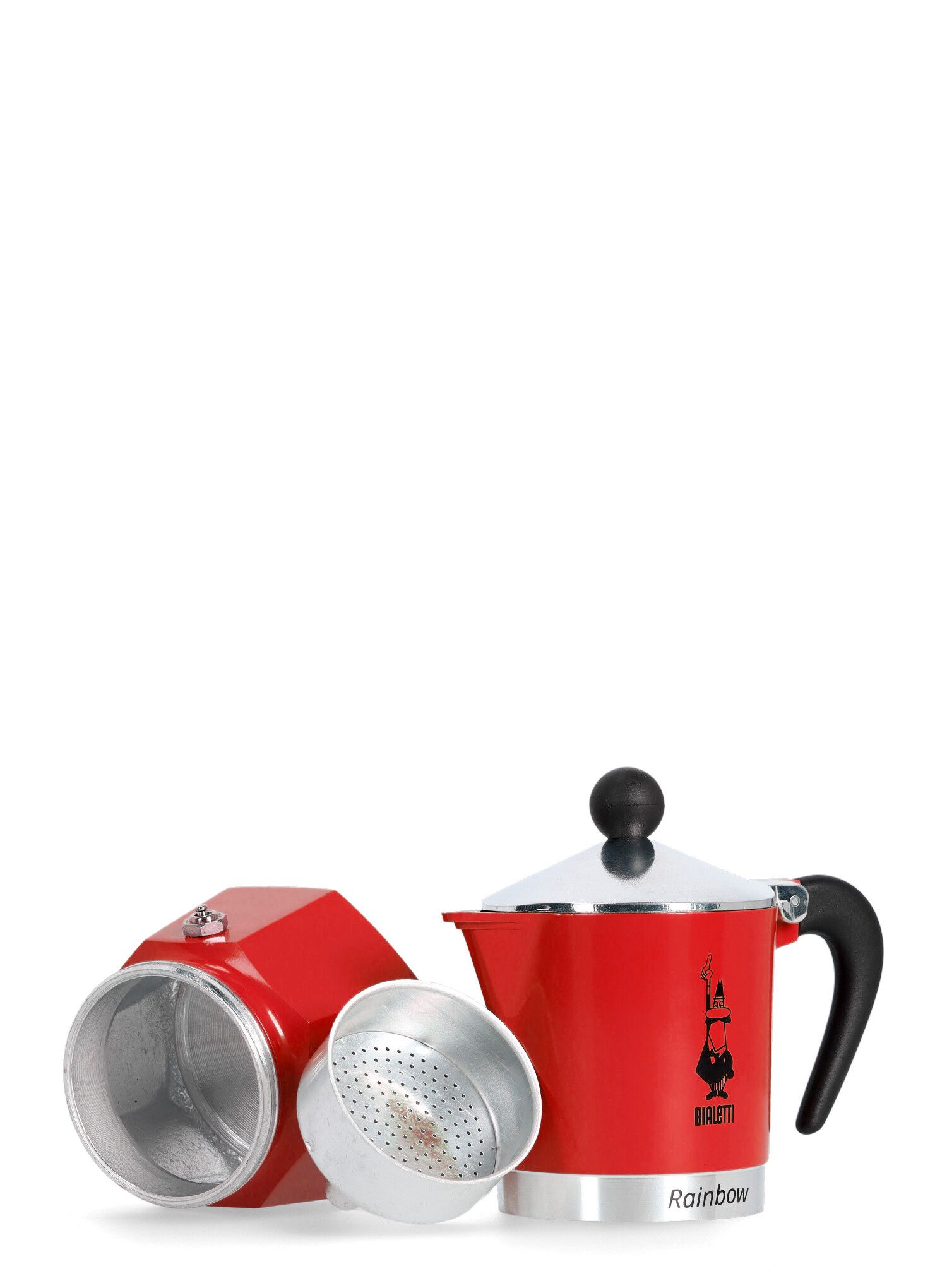 Turistinis kavos virimo aparatas Bialetti Rainbow 3TZ - red