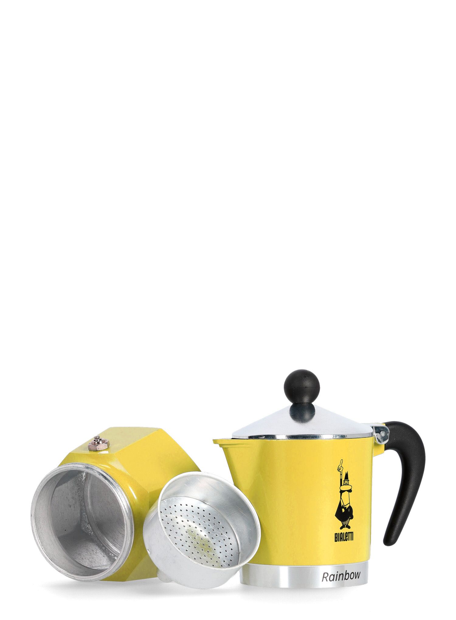 Turistinis kavos virimo aparatas Bialetti Rainbow 3TZ - yellow