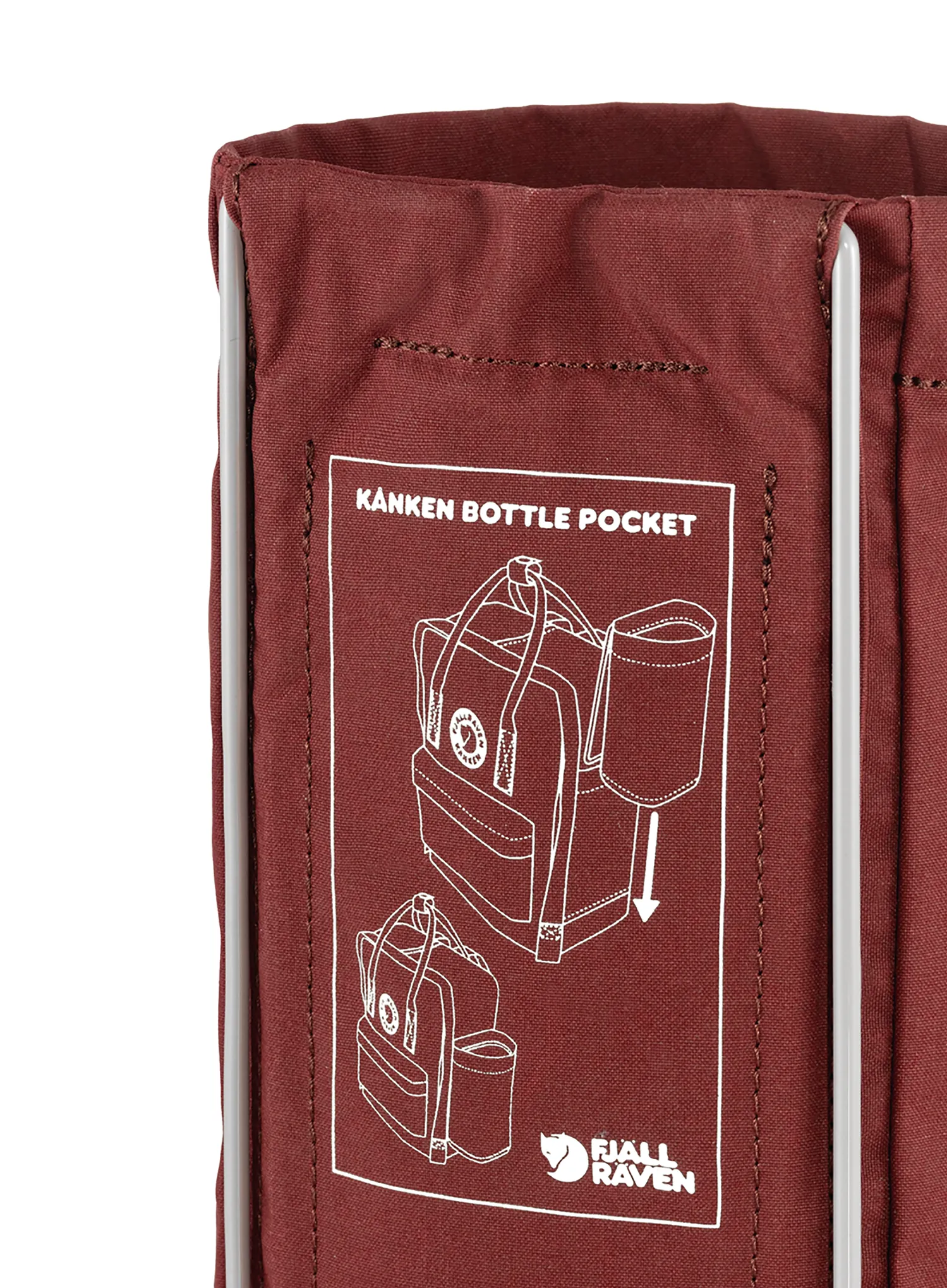 Kišenė buteliui Fjallraven Kanken Bottle Pocket - ox red