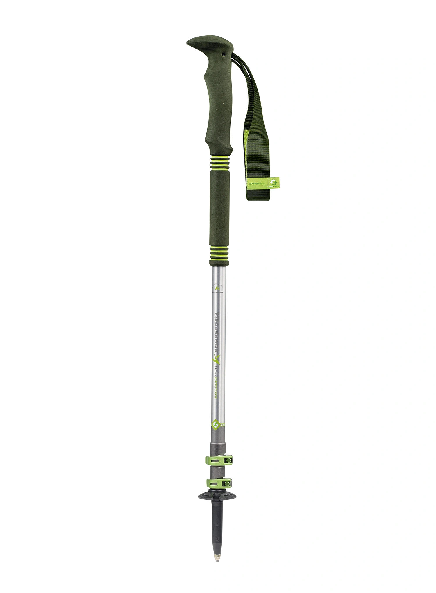 Aliuminio lazdos Komperdell Explorer Zero - green