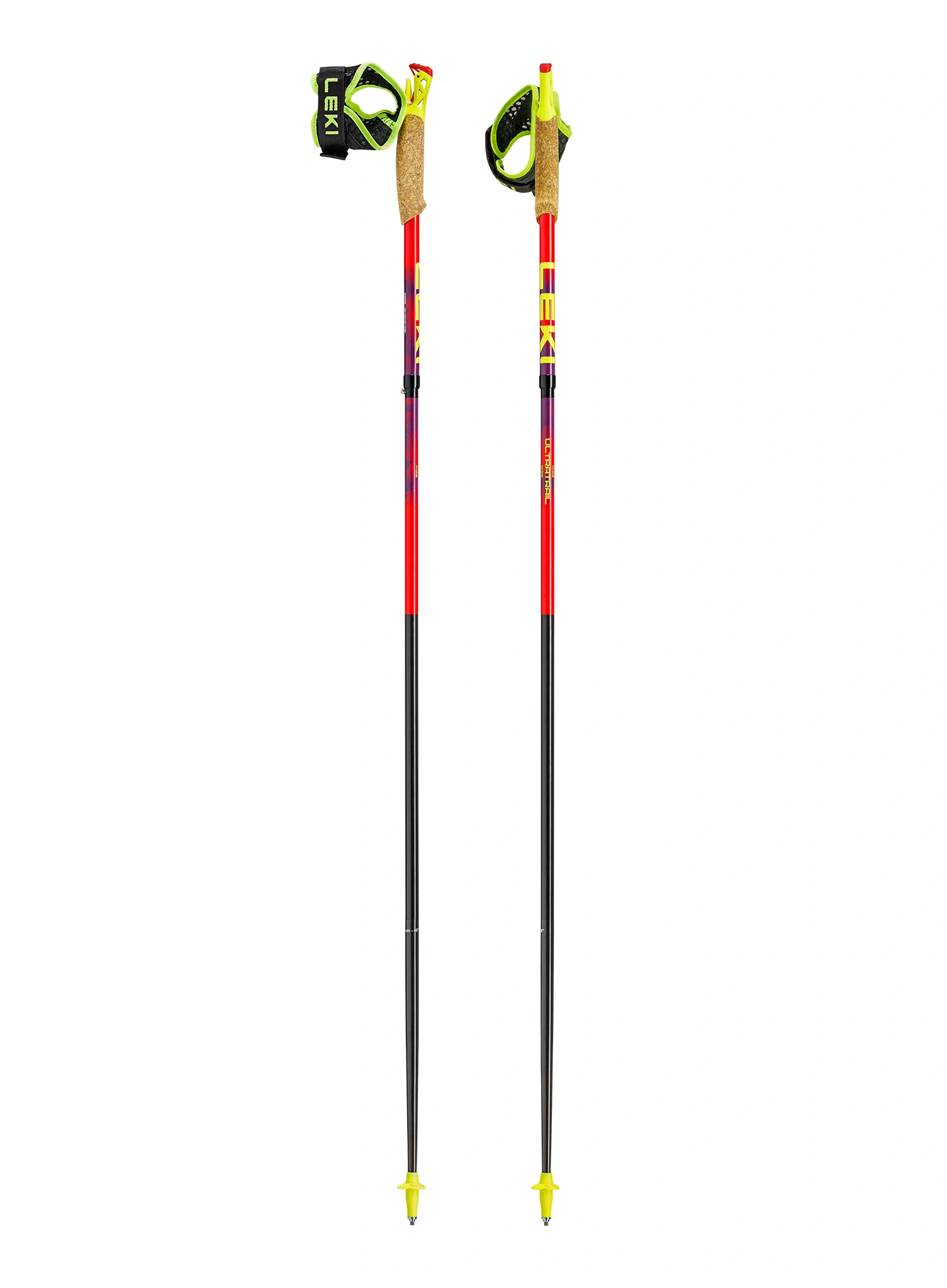 Lazdos bėgimui Leki Ultratrail FX.One - red/violet