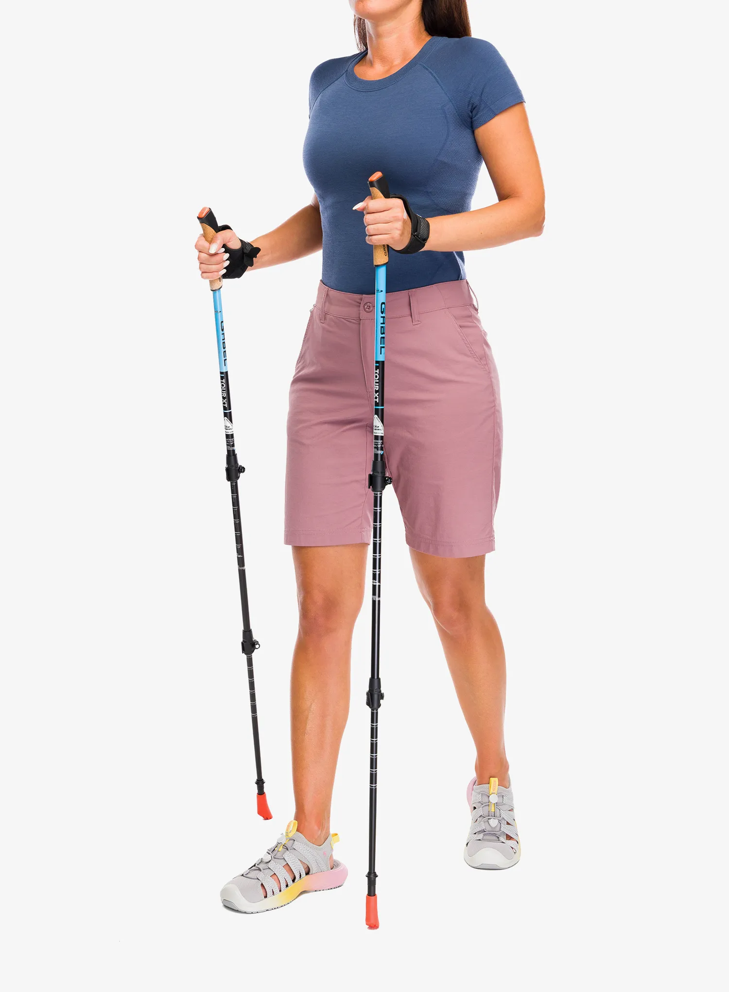 Šiaurietiško ėjimo lazdos Gabel Tour XT F.L - black/blue