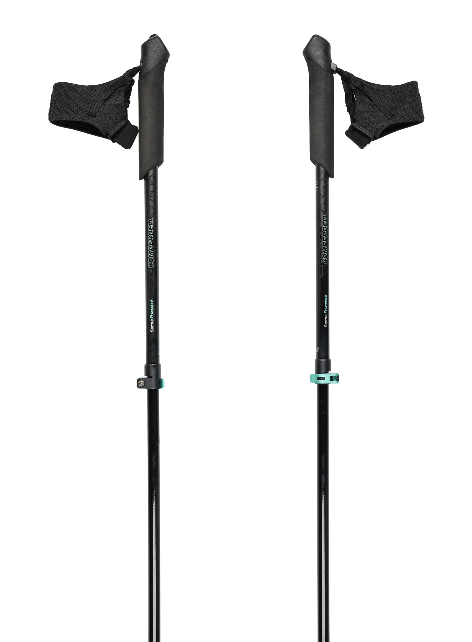 Šiaurietiško ėjimo lazdos Komperdell Sarma Powerlock - black