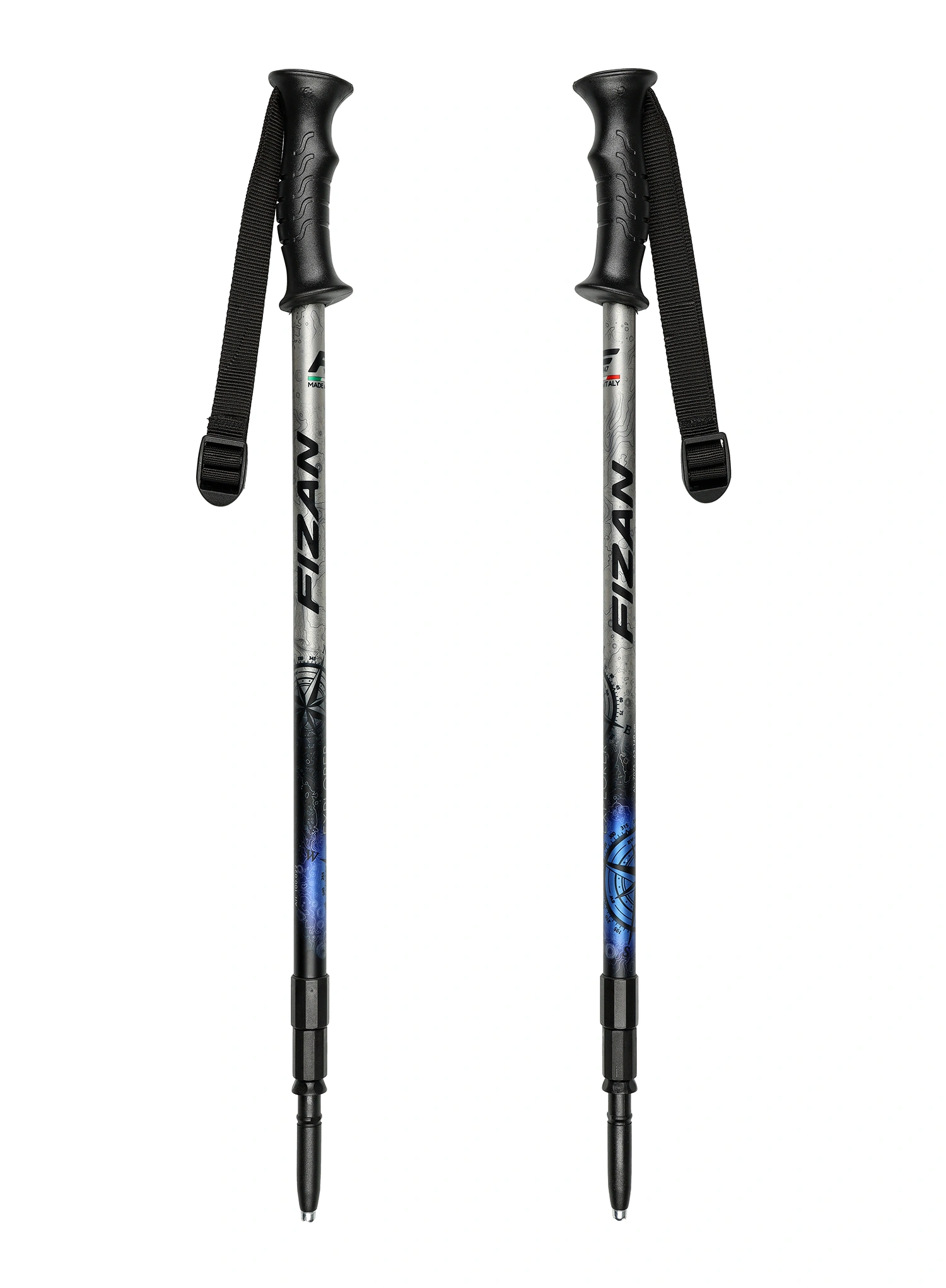 Trekingo lazdos Fizan Explorer - blue/beige