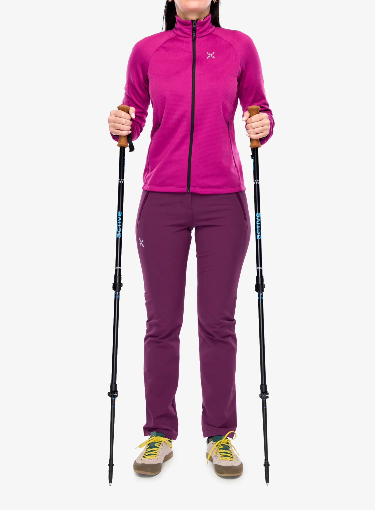 Trekingo lazdos Kohla Active Pole - black/dresden blue