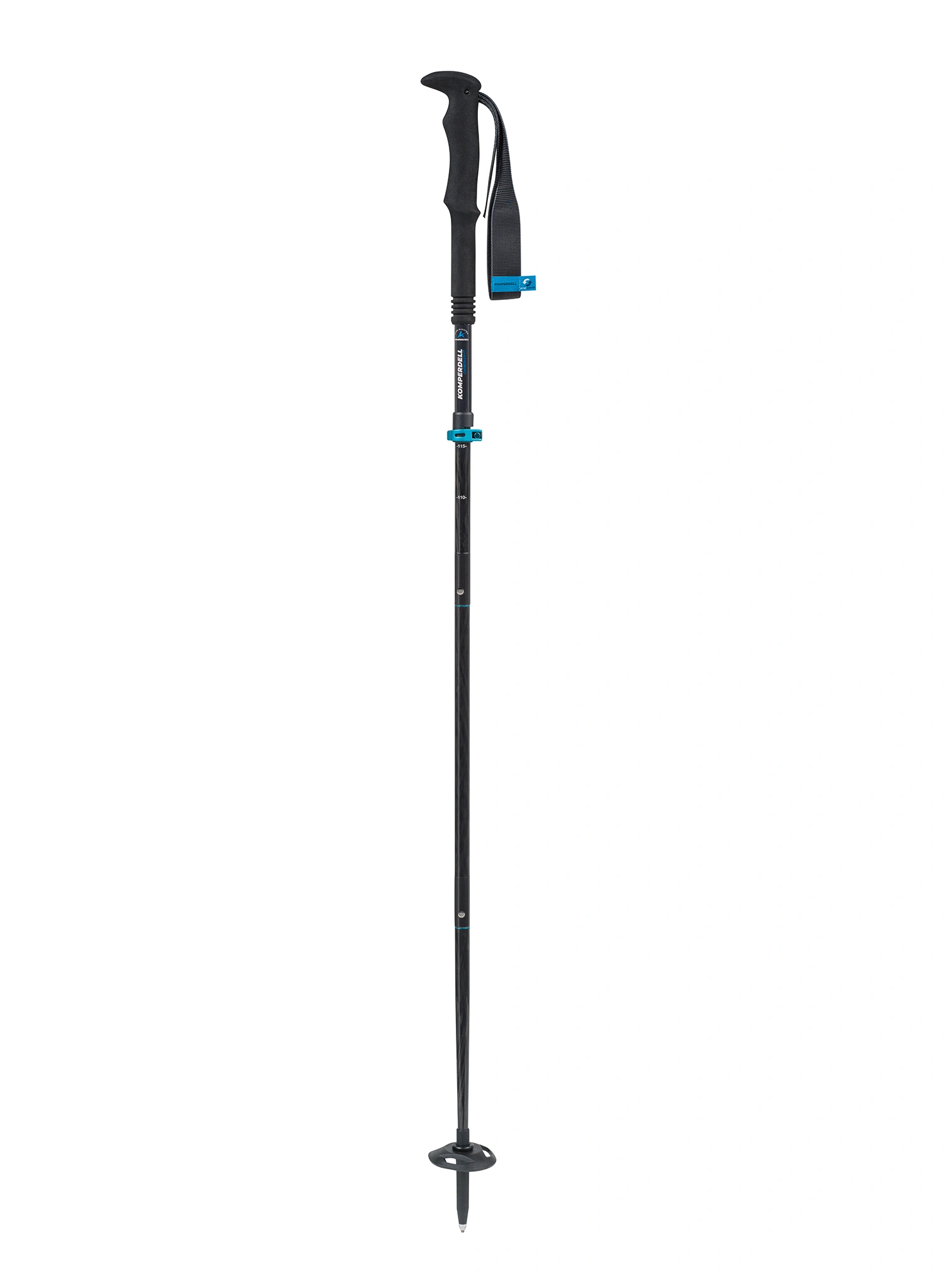 Trekingo lazdos Komperdell Fx Lite Carbon Vario Approach Compact  - blue