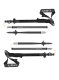 Trekingo lazdos Leki Sherpa FX Carbon Strong
