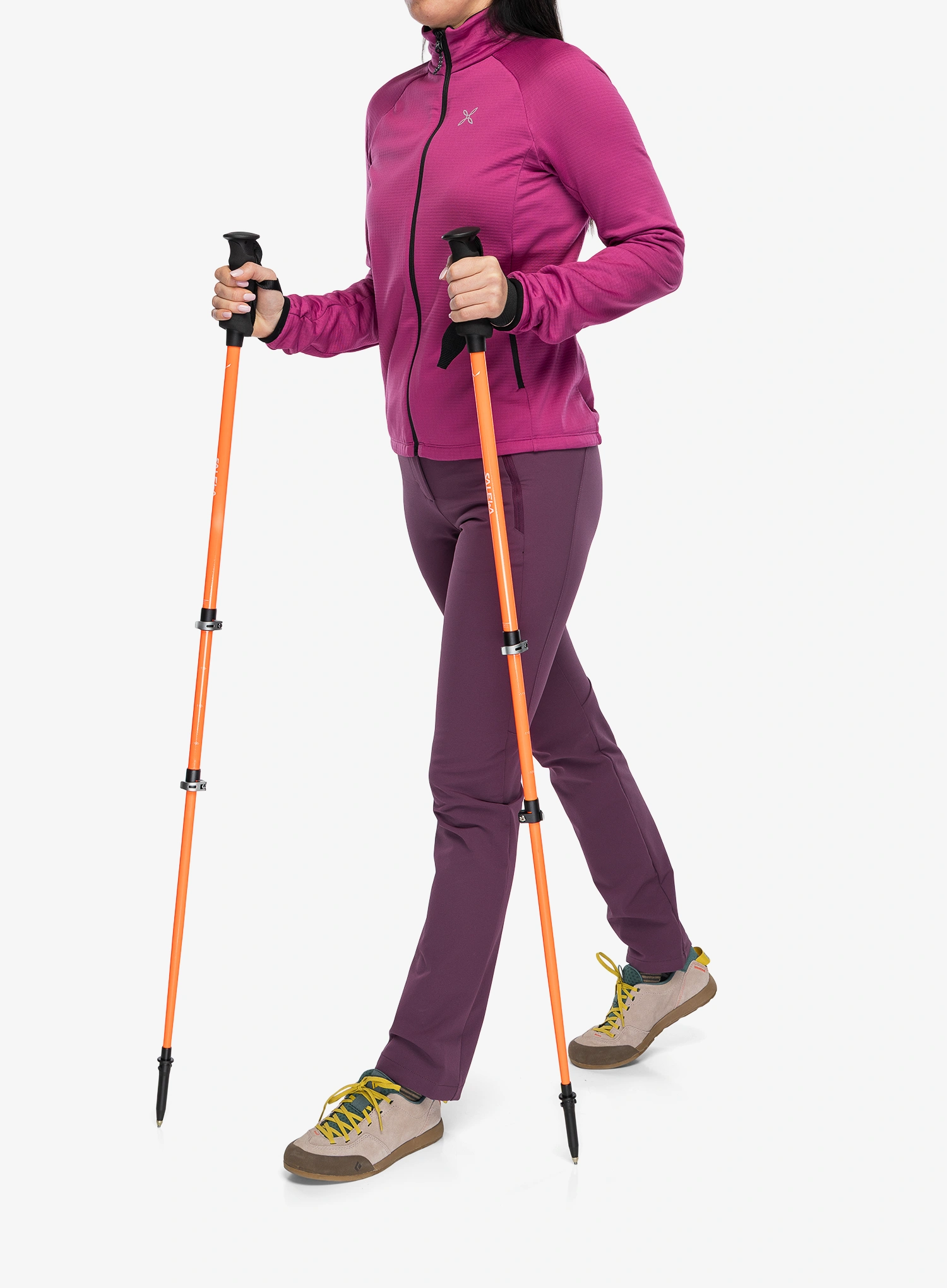 Trekingo lazdos Salewa Puez Aluminium Pro - hot neon orange
