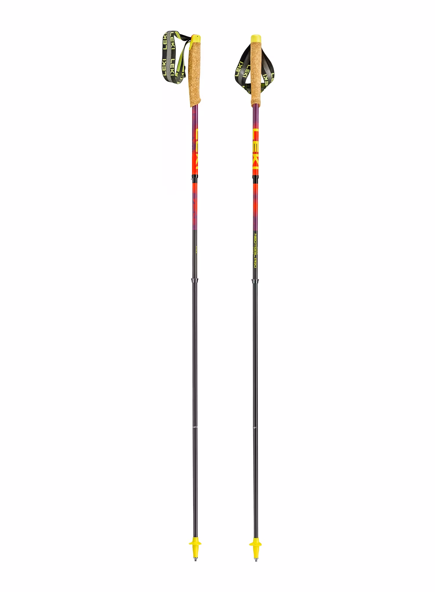 Anglies pluošto lazdos Leki Neotrail Pro FX.ONE Superlite - red/violet