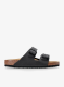 Šlepetės Birkenstock Arizona Birko-Flor Nubuk - velvet gray/black