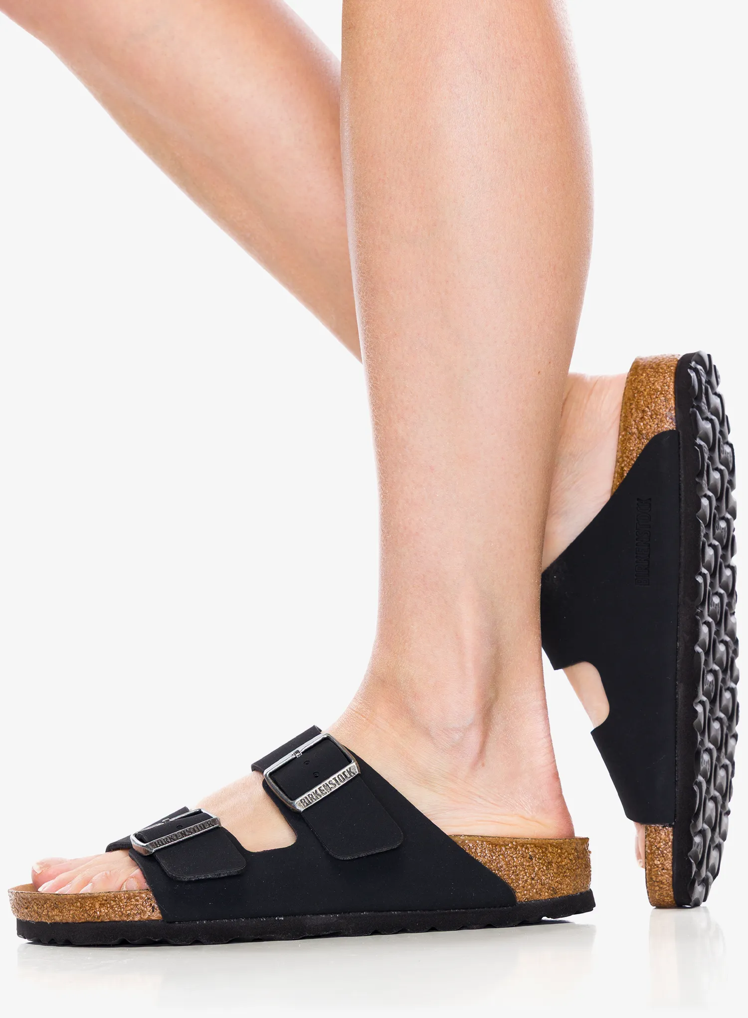 Moteriškos šlepetės Birkenstock Arizona Vegan - black