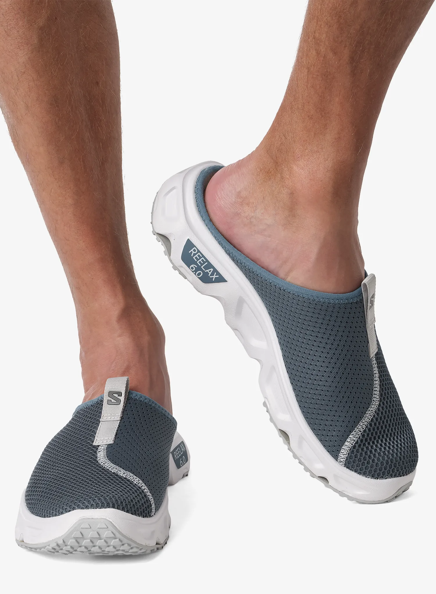 Šlepetės Salomon Reelax Slide 6.0 - blue ashes/white/pearl
