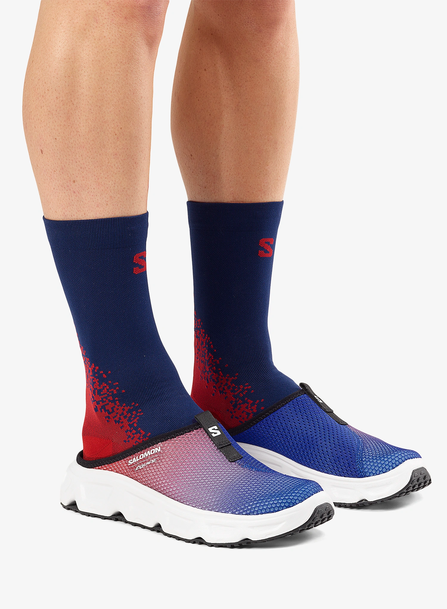 Šlepetės Salomon Reelax Slide 6.0 Equipe - surf/red/white