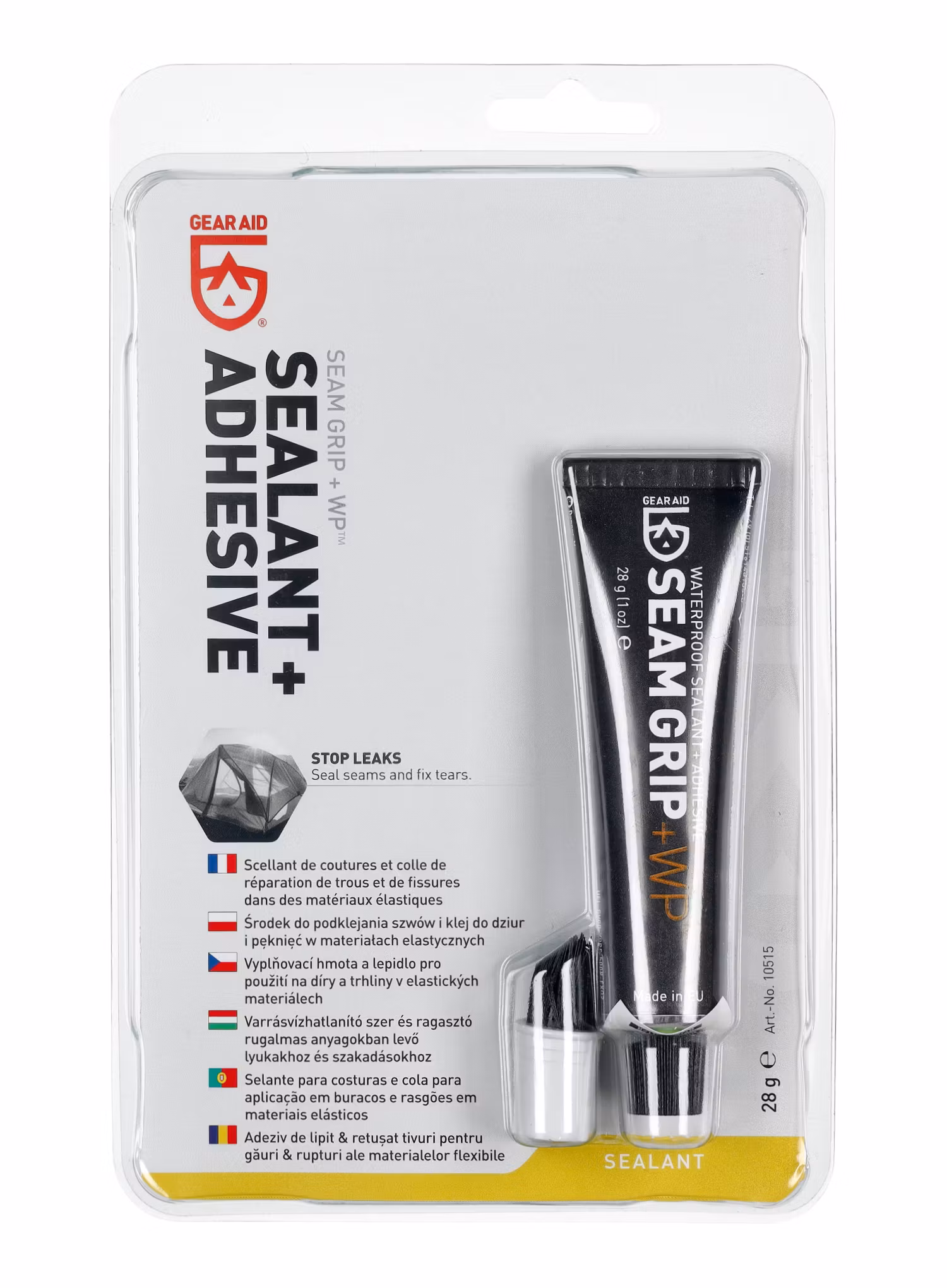 Palapinių klijai Gear Aid Seam Grip WP Sealant and Adhesive 28g
