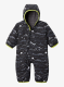 Vaikiškas kombinezonas Columbia Powder Lite Reversible Bunting - shark/city grey/black hyper