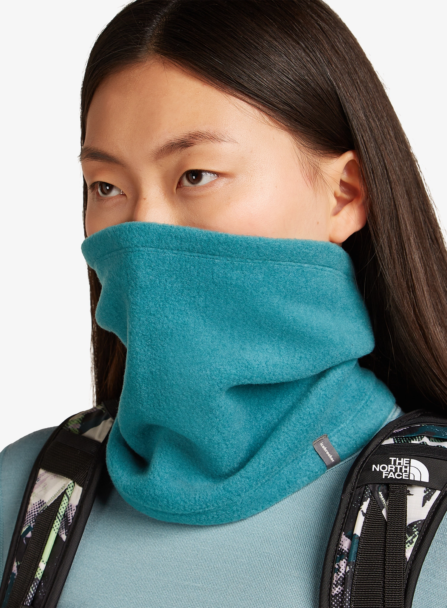 Kaklo mova Icebreaker Merino Blend 800 RealFleece Classic Pile Chute - topaz