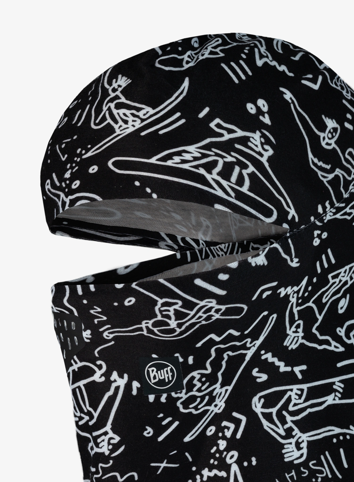 Vaikiška balaklava Buff Thermonet Hinged Balaclava - tivat black