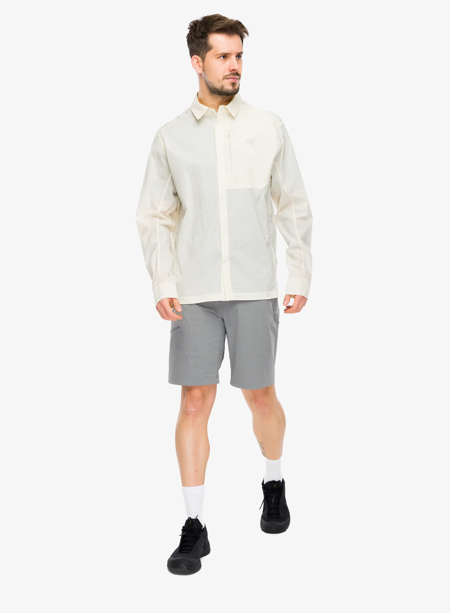 Vyriški marškiniai Arcteryx Ossa Overshirt - sea salt