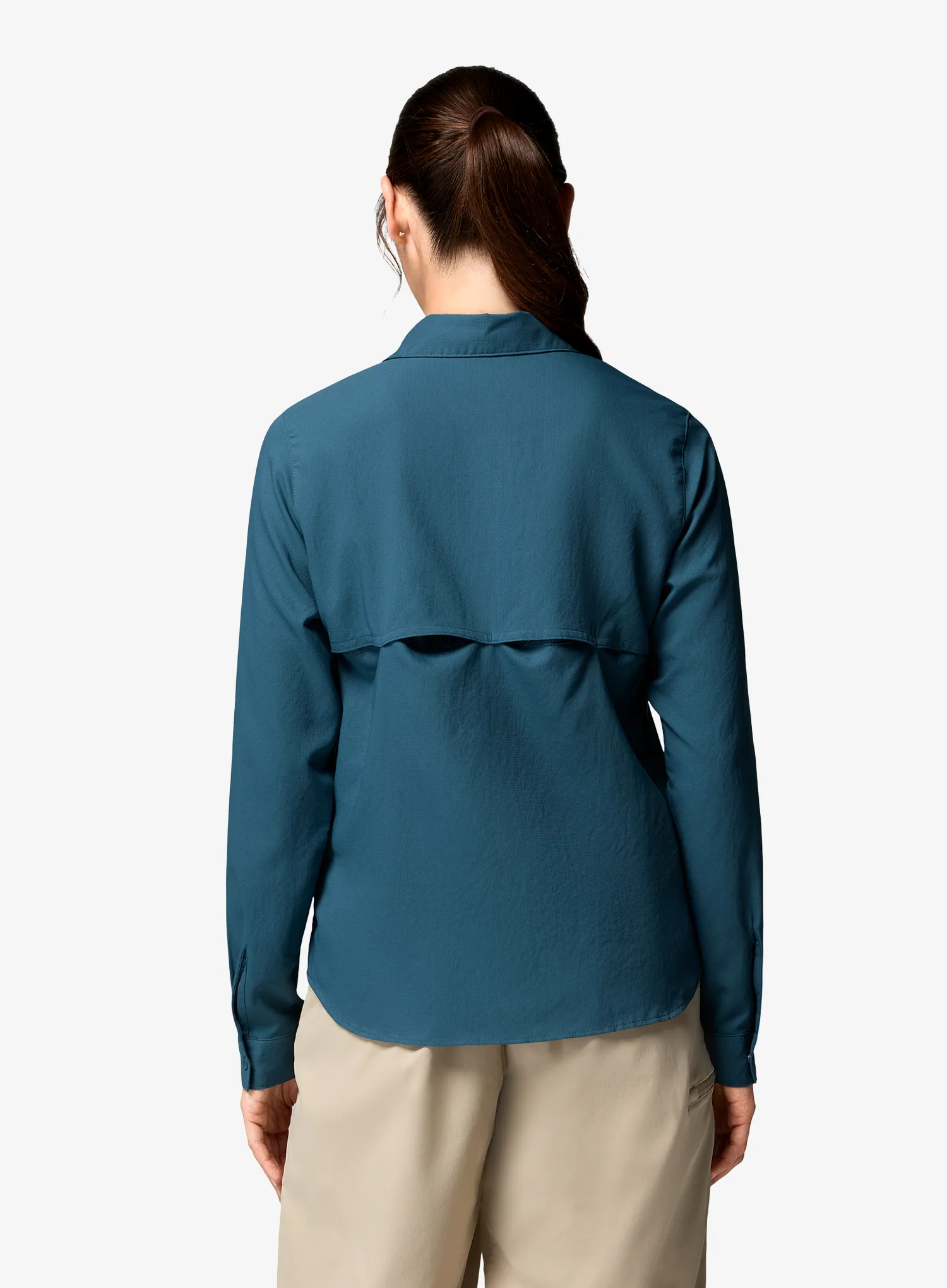 Moteriški marškinėliai Columbia Silver Ridge Utility II LS Shirt - everblue