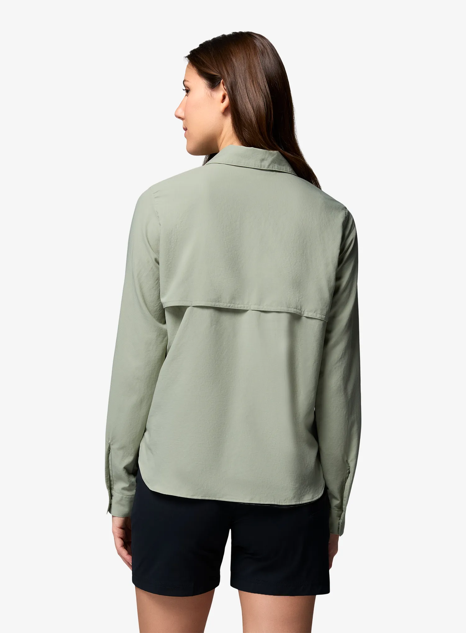 Moteriški marškinėliai Columbia Silver Ridge Utility II LS Shirt - safari