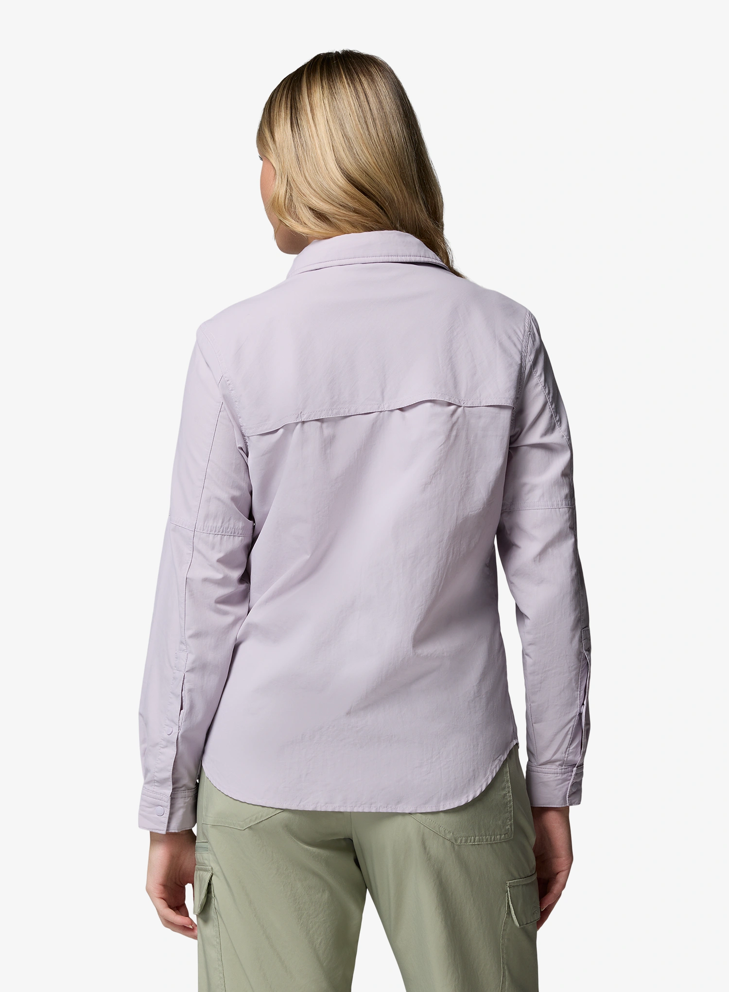 Moteriški marškinėliai Columbia Skien Valley Long Sleeve Shirt - lavender pearl