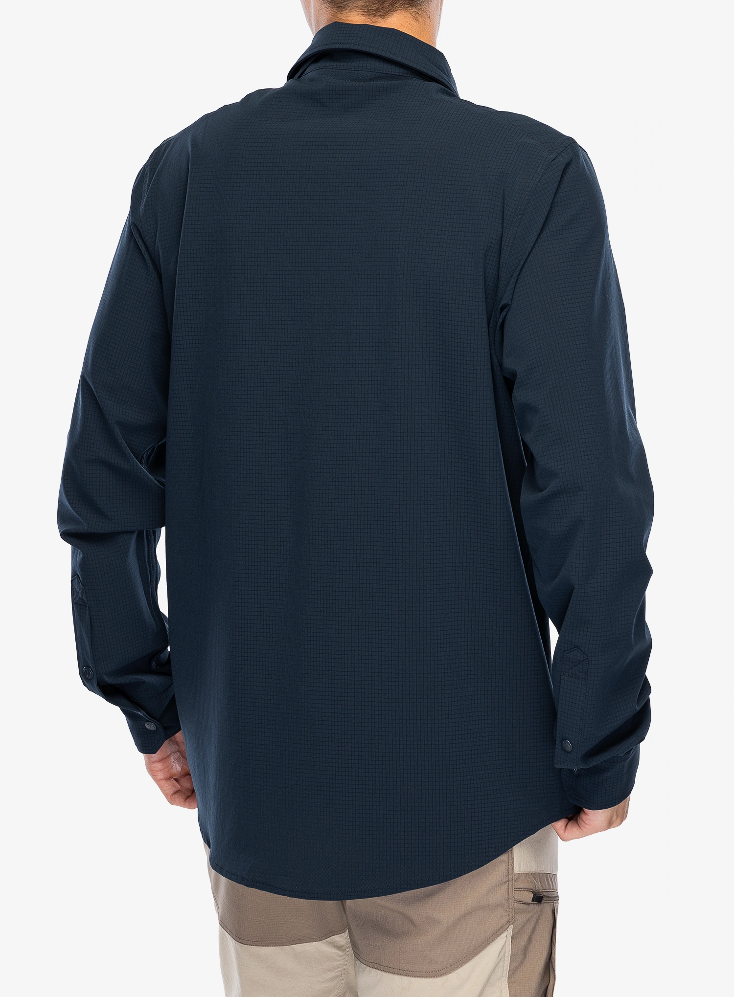 Vyriški marškiniai Fjallraven Abisko Trekking Shirt - dark navy