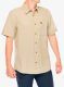 Vyriški marškiniai Fjallraven Övik Travel Shirt SS M - sand stone
