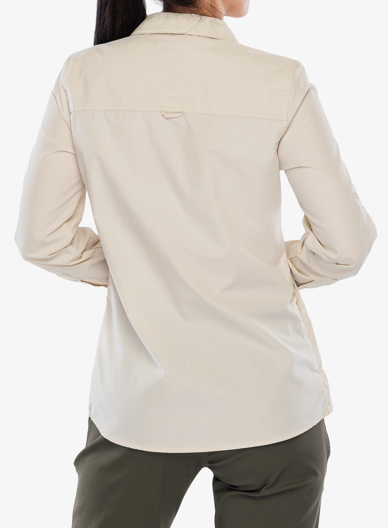 Moteriški marškinėliai Craghoppers Kiwi III Long Sleeved Shirt - stone