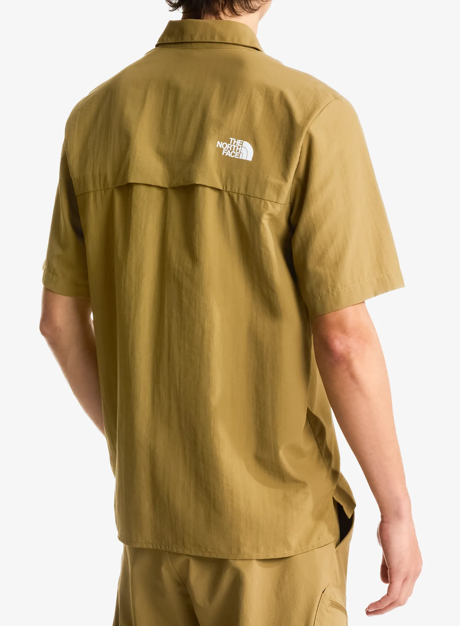 Marškiniai The North Face Packable Short Sleeve Shirt - cedar