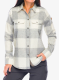 Moteriški marškinėliai Fjallraven Canada Shirt - fog/chalk white