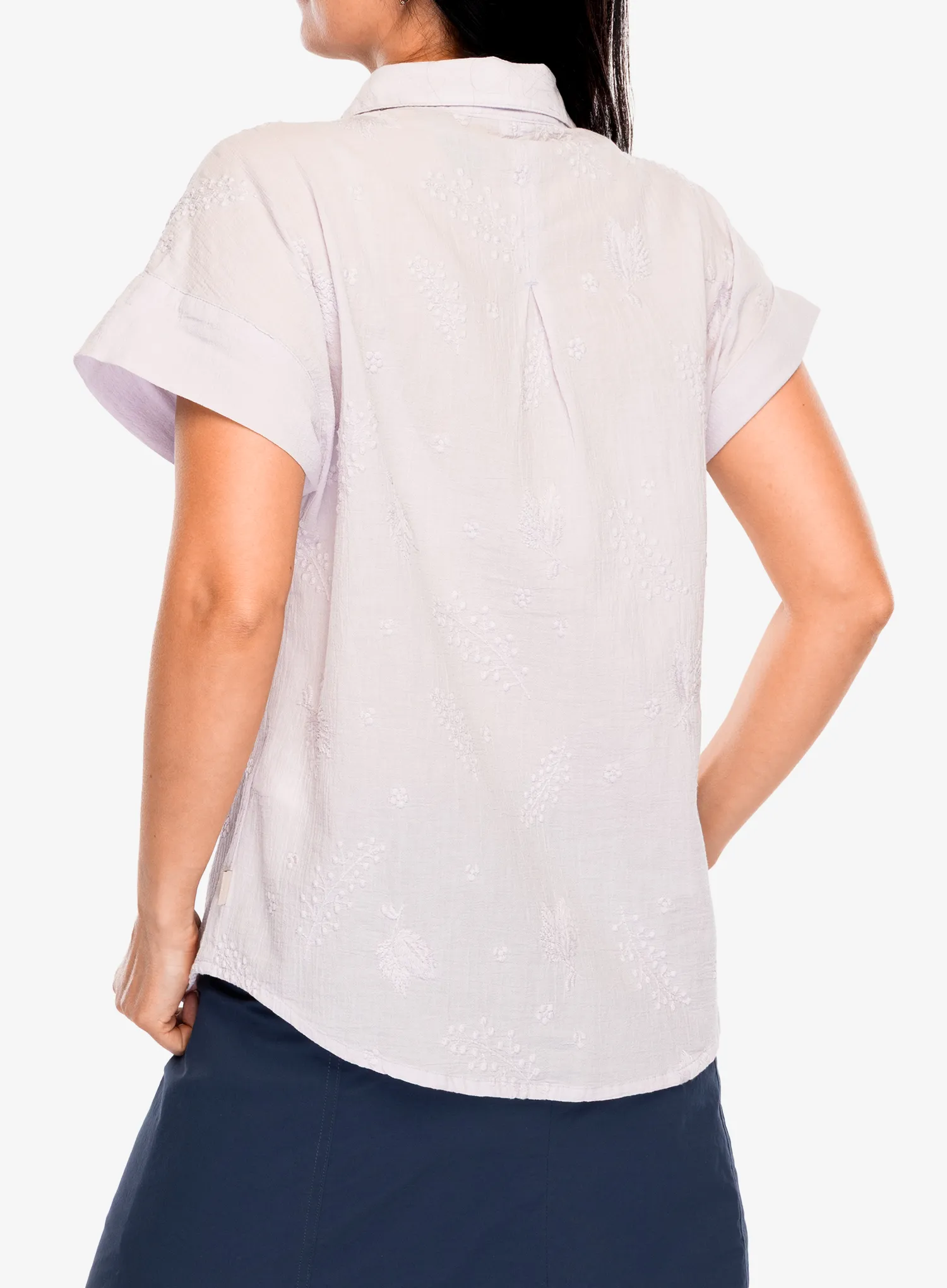 Moteriški marškinėliai Royal Robbins Oasis S/S - thistle