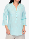 Moteriški marškinėliai Royal Robbins Oasis Tunic II 3/4 Sleeve - pacific blue