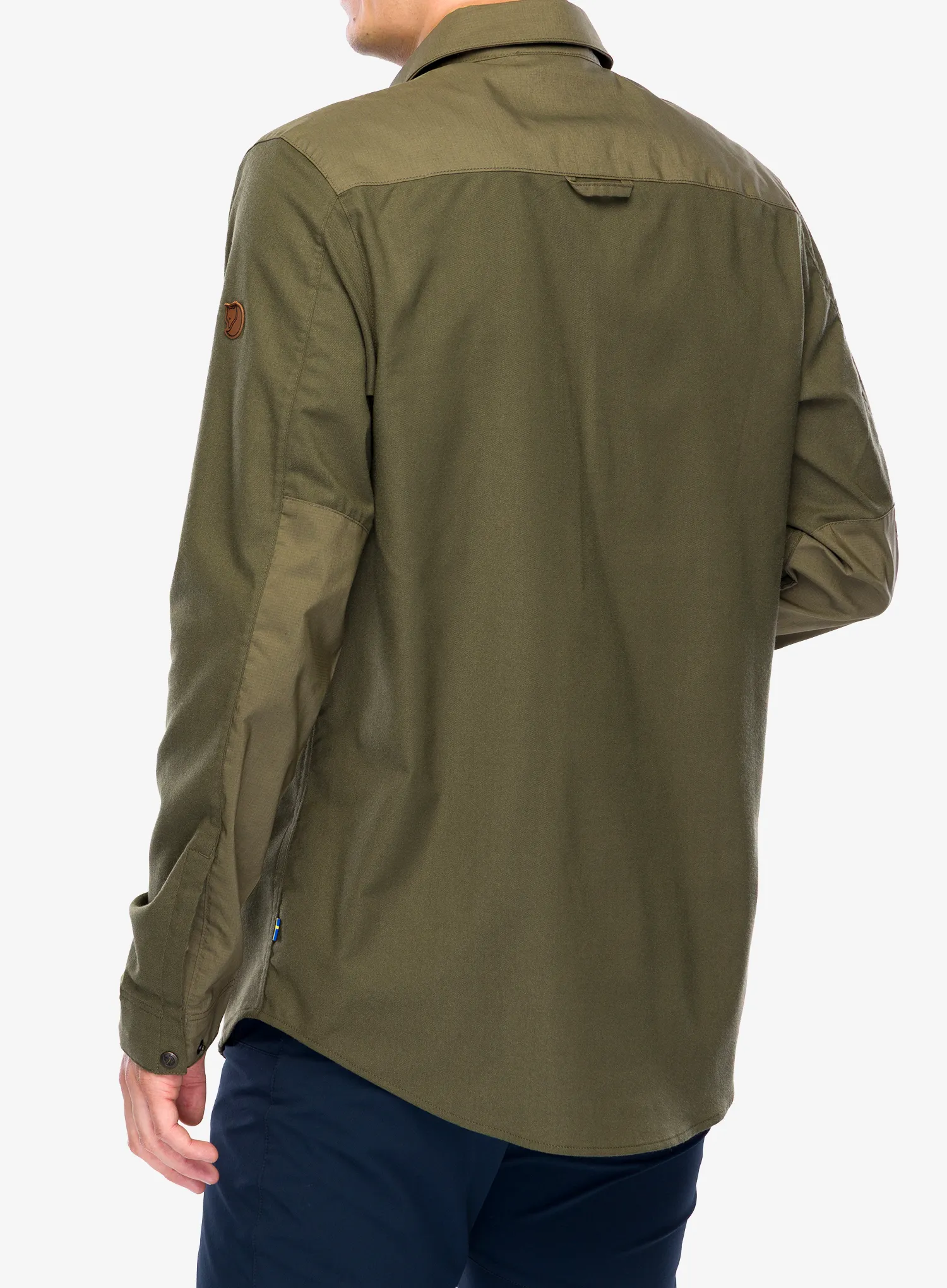 Marškiniai Fjallraven Keb Trekking Shirt LS - laurel green/laurel green