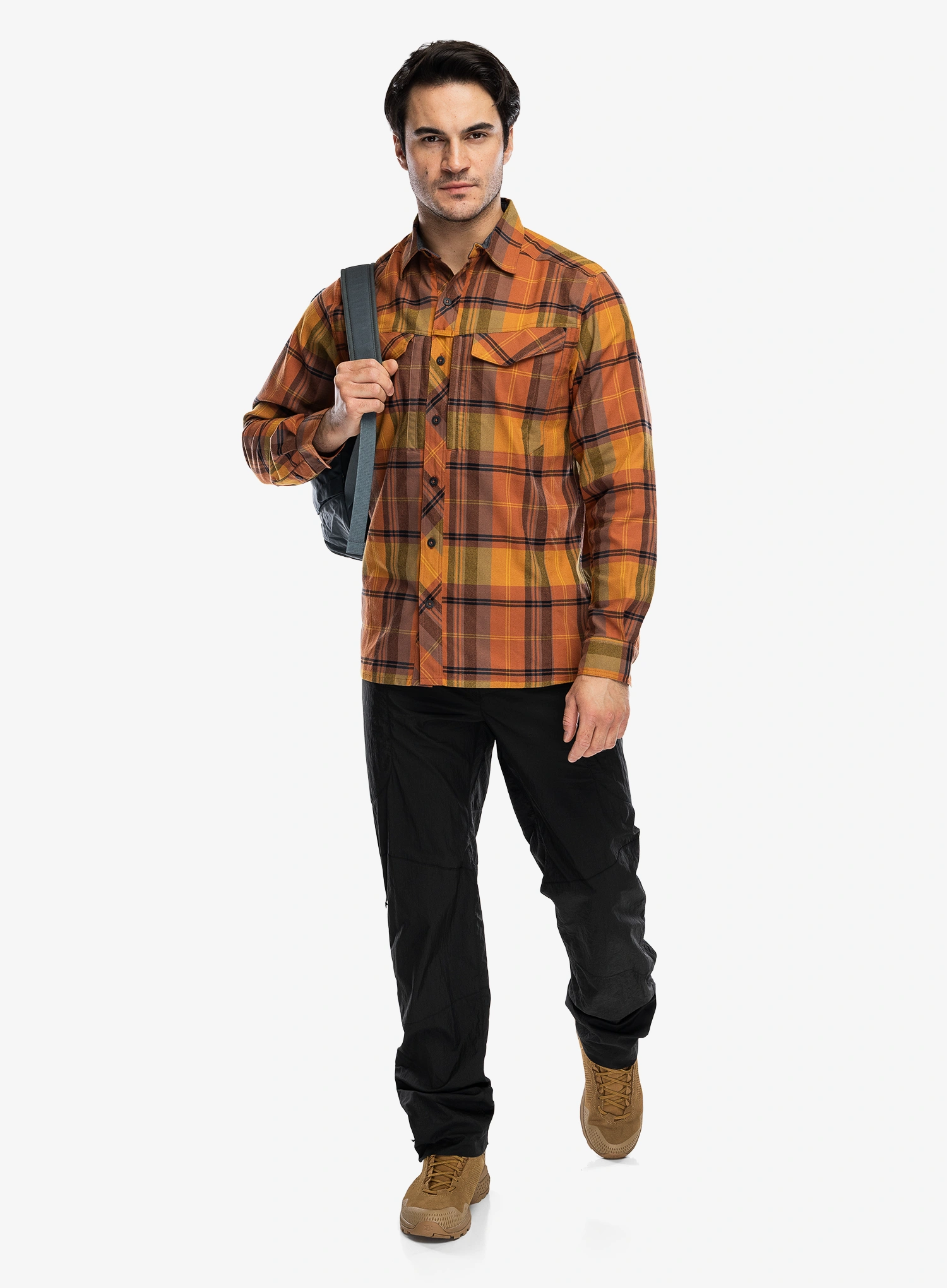 Marškiniai Helikon-Tex Defender Mk2 Nylon Sorona Blend - evening pumpkin