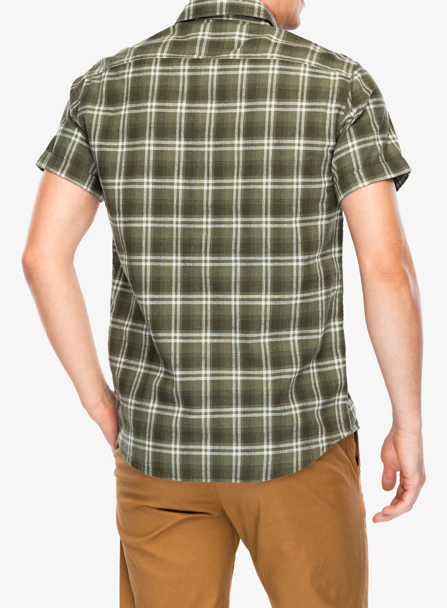 Marškiniai Mammut Trovat Summer Shirt - marsh/dark marsh