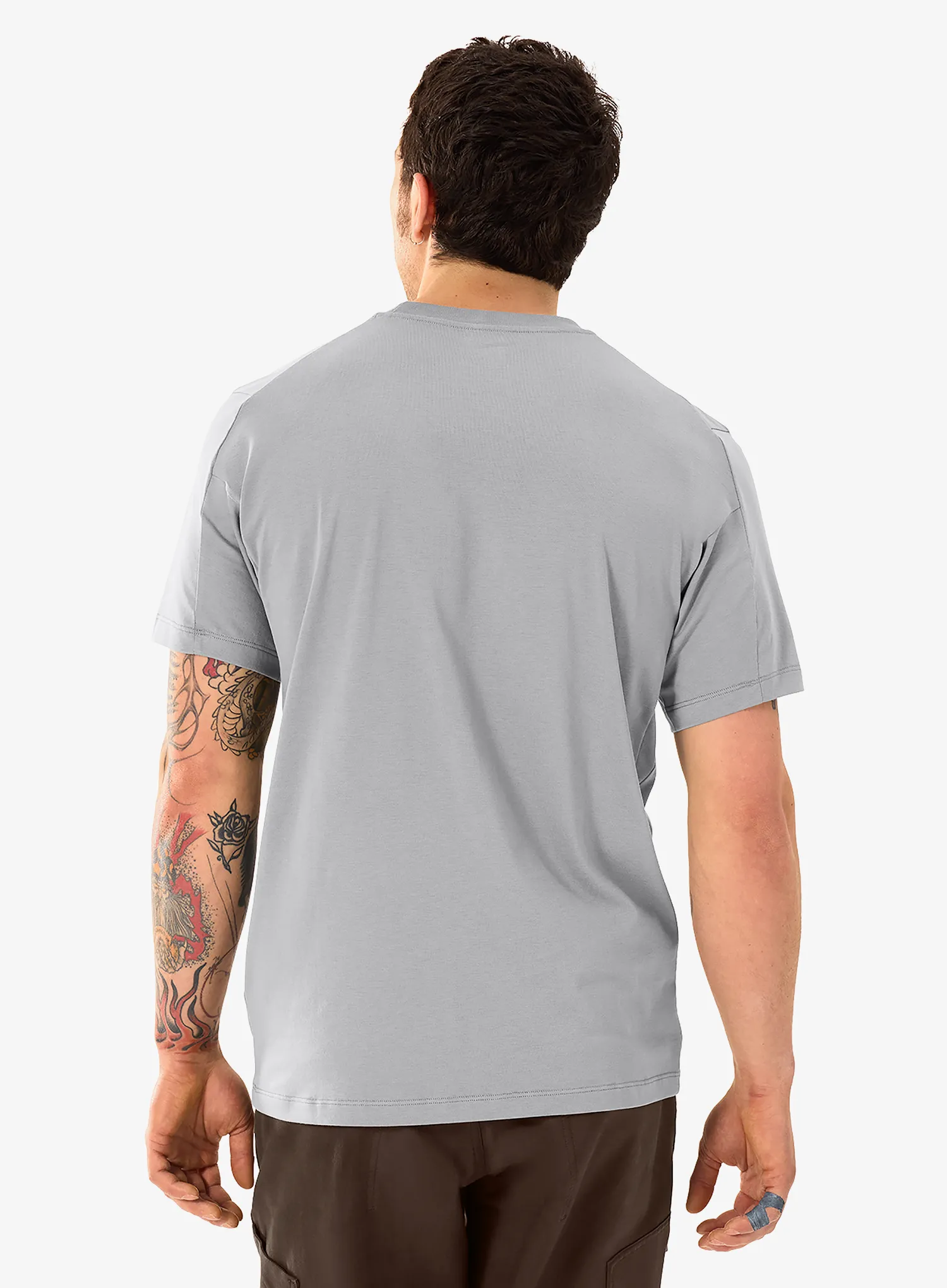 Medvilniniai marškinėliai Arcteryx Kragg SL Cotton SS - void