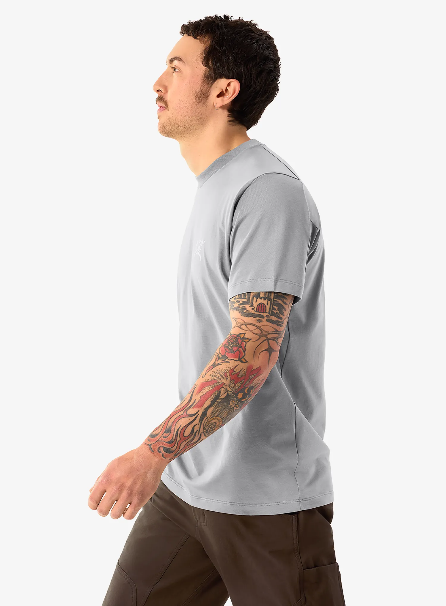 Medvilniniai marškinėliai Arcteryx Kragg SL Cotton SS - void
