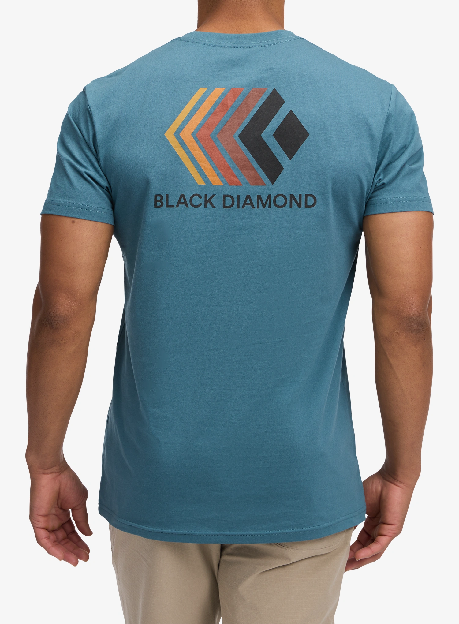 Medvilniniai marškinėliai Black Diamond Faded SS Tee - creek blue