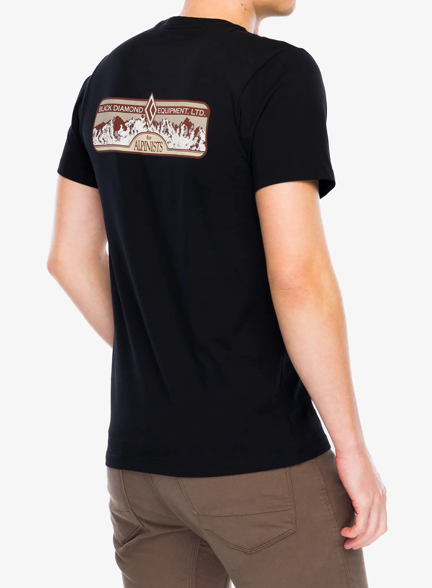 Medvilniniai marškinėliai Black Diamond Heritage Alpinist SS Tee - black