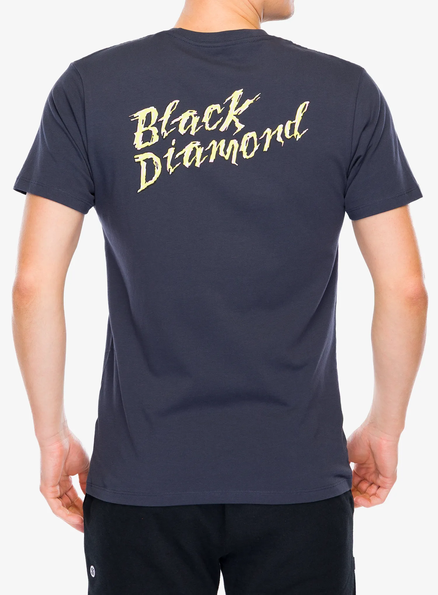 Medvilniniai marškinėliai Black Diamond Shredded SS Tee - charcoal