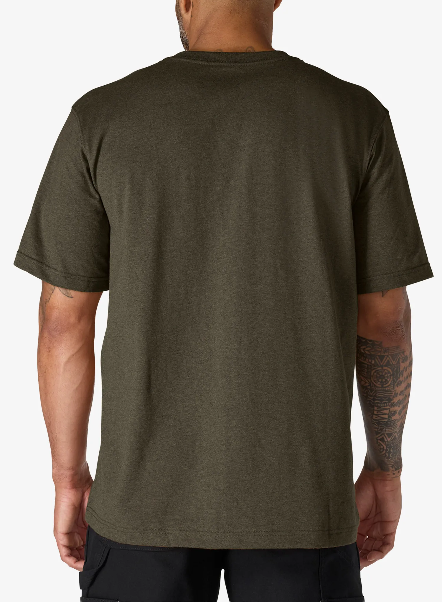 Medvilniniai marškinėliai Carhartt Dearborn Relaxed Pocket T-Shirt - burnished logs heather