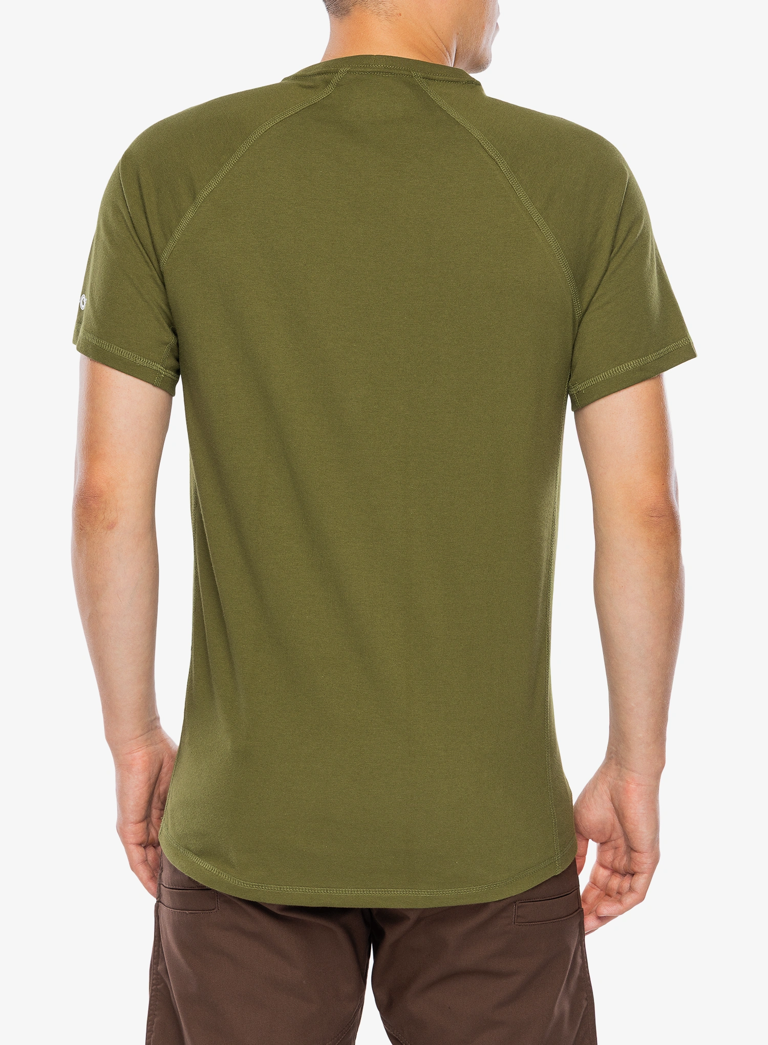 Medvilniniai marškinėliai Carhartt Force Pocket S/S T-Shirt - dark bronzed green