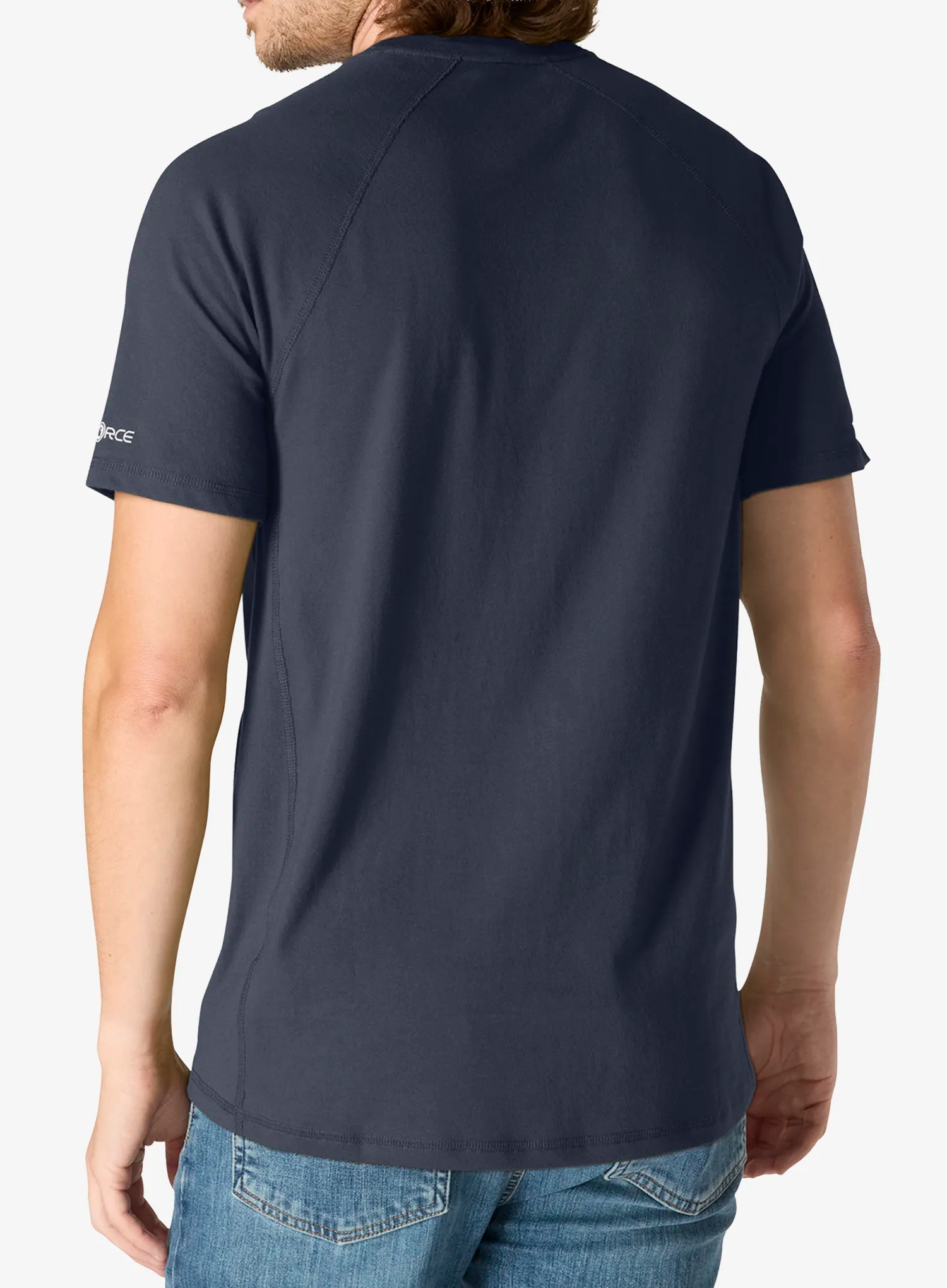 Medvilniniai marškinėliai Carhartt Force Relaxed T-Shirt - navy
