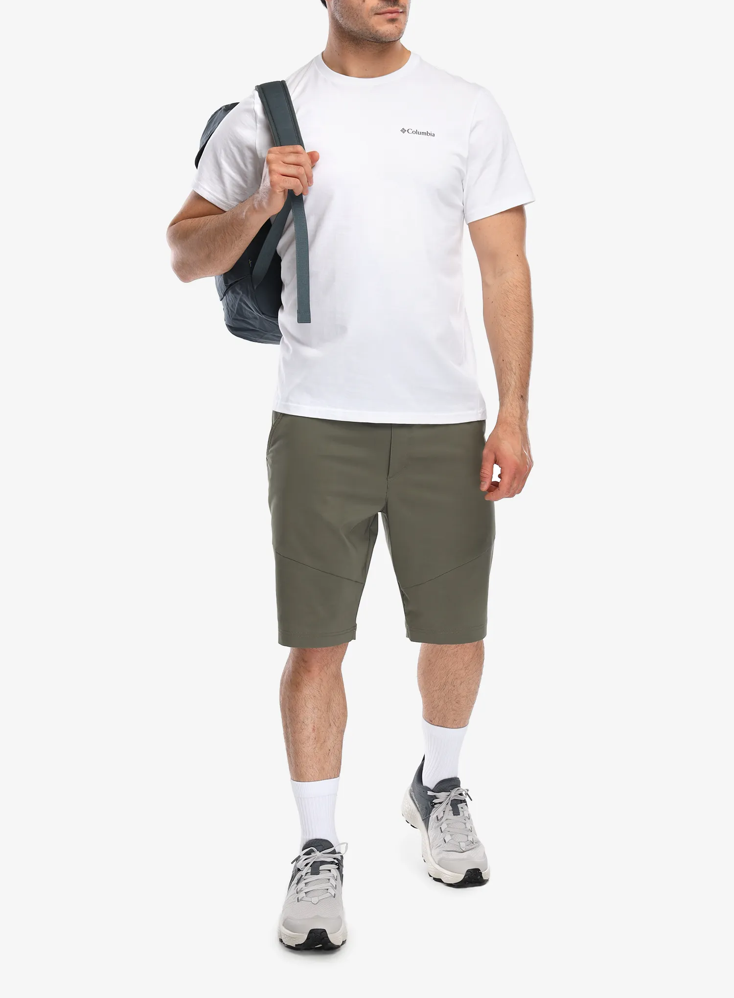 Medvilniniai marškinėliai Columbia CSC Outdoor Back Graphic Tee - white/scoped view