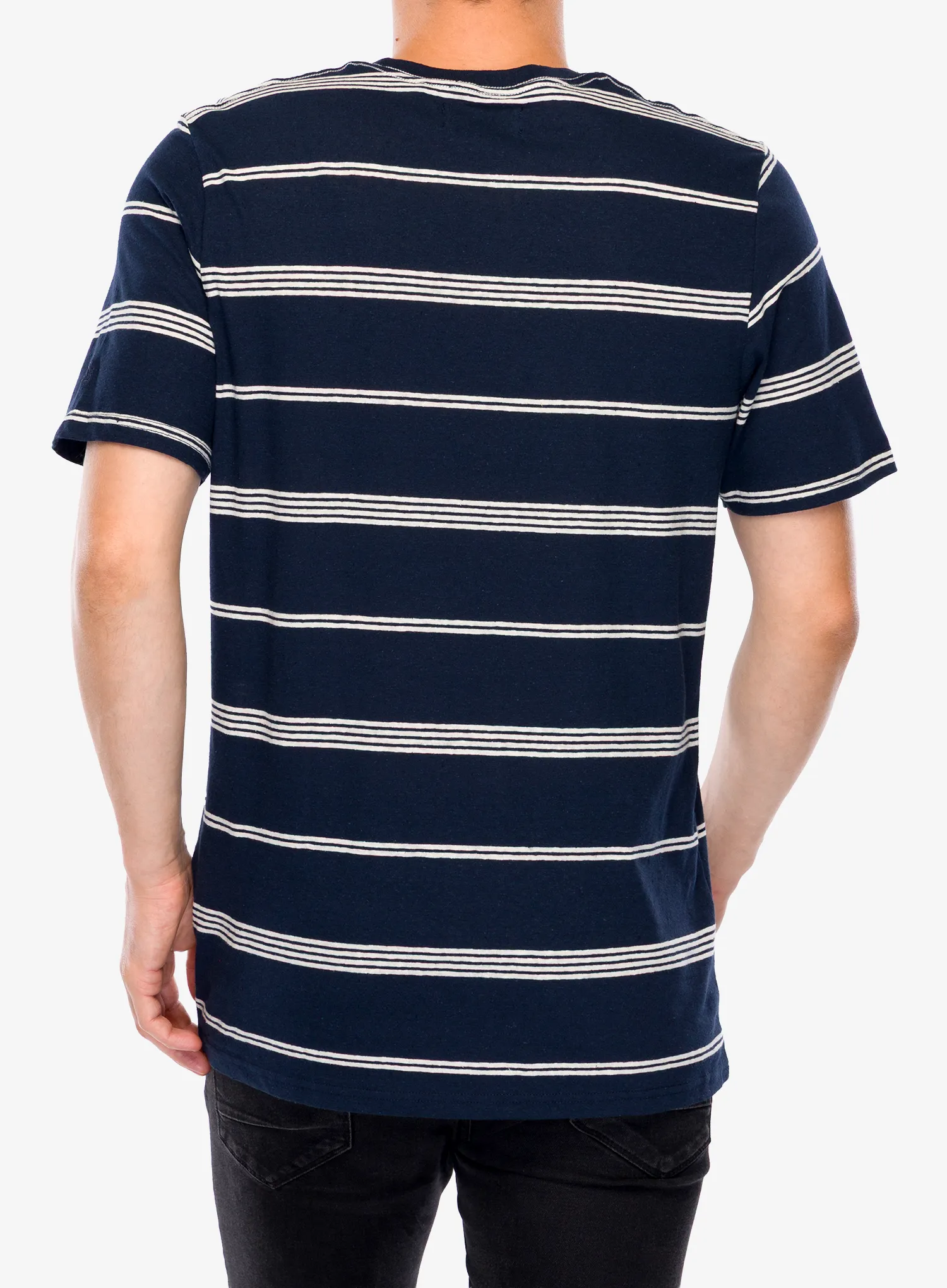 Medvilniniai marškinėliai Craghoppers Buffon Short Sleeved T-Shirt - blue navy stripe