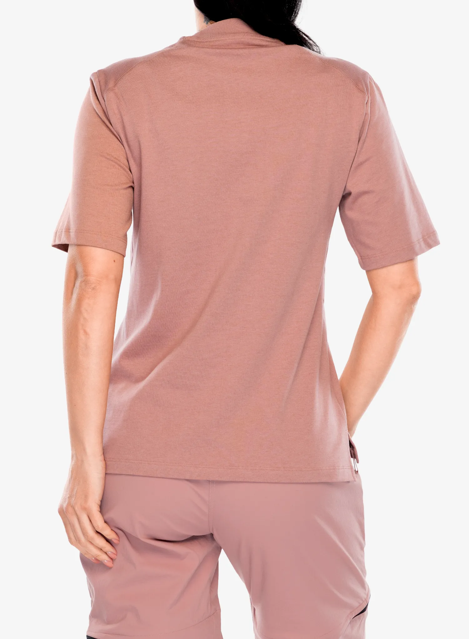Medvilniniai marškinėliai moterims adidas TERREX Xploric Logo Short Sleeve - warm clay